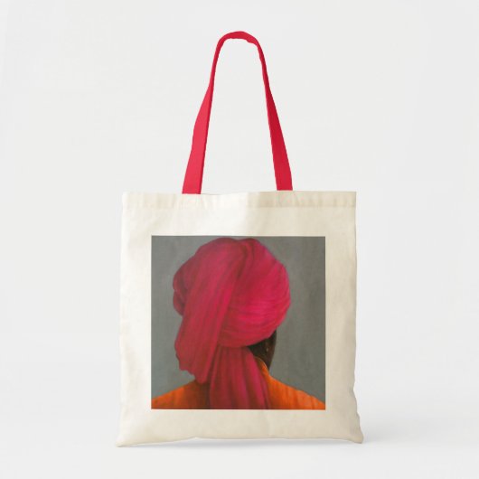Rosa Turban Tragetasche (Vorne)