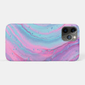 Rosa Türkis Lila Swirl Case-Mate iPhone Hülle (Rückseite (Horizontal))