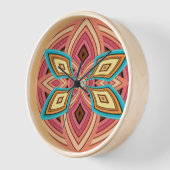 Rosa, Türkis und Gelbfärbung Uhr (Winkel)