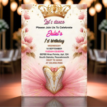 Rosa Tutu chic girls Ballerina 1. Geburtstag