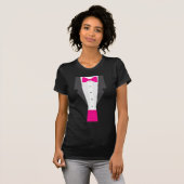 Rosa Tuxedo T-Shirt (Vorne ganz)