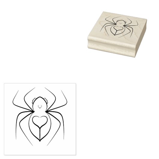 Rosa Twink Spider Gummistempel (Stempel)