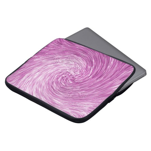Rosa Twirl....... Laptopschutzhülle (Vorne Oben)