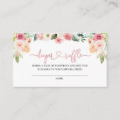 Rosa-u. Begleitkarte (Vorderseite)