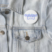 Rosa u. blaue Dackel Button (Beispiel)