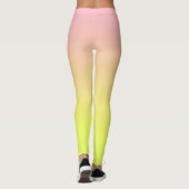 Rosa u. gelbe Leggings (Rückseite)
