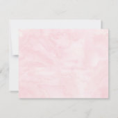 Rosa u. Goldbaby besprühen danken Ihnen Karten (Rückseite)