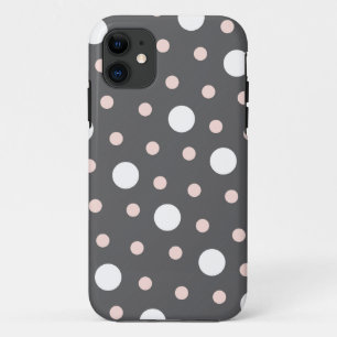 rosa u. grauer Tupfen iphone 5 Kasten Case-Mate iPhone Hülle