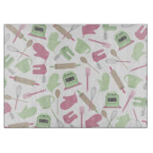 Rosa u. grünes Küchen-Schneidebrett Schneidebrett (Vorderseite)