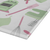 Rosa u. grünes Küchen-Schneidebrett Schneidebrett (Ecke)