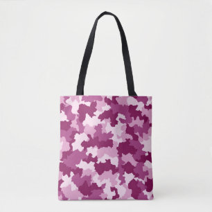 Rosa u. lila Tarnungs-Muster-Taschen-Tasche Tasche