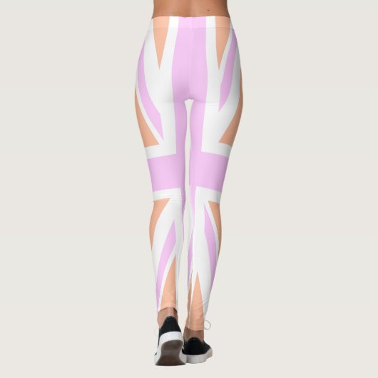Rosa u. orange leggings (Rückseite)