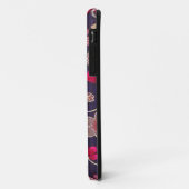 Rosa u. TAN-Blumen Case-Mate iPhone Hülle (Hinten/Links)