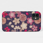 Rosa u. TAN-Blumen Case-Mate iPhone Hülle (Rückseite (Horizontal))