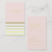 Rosa-u. Visitenkarte (Vorne/Hinten)