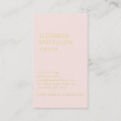 Rosa-u. Visitenkarte (Rückseite)