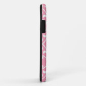 Rosa u. weißes Damast-Monogramm iPhone 5 Case-Mate iPhone Hülle (Hinten/Rechts)