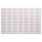 Rosa u. weißes Hochzeits-Feier-Baumwollgewebe Stoff (Fat Quarter (45,7 x 55,9 cm))