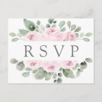 Rosa UAWG Blumenstrauß Postkarte mit Auswahl an Ge