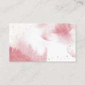 Rosa über dem Mond Windeldusche Windelwindelrutsch Begleitkarte (Rückseite)