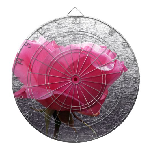 rosa über grau dartscheibe (vorne)