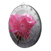 rosa über grau dartscheibe (Vorderseite rechts)