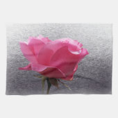 rosa über grau geschirrtuch (Horizontal)