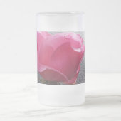 rosa über grau mattglas bierglas (Mittel)