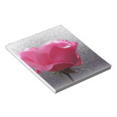 rosa über grau notizblock (angewinkelt)