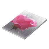 rosa über grau notizblock (Rotiert)