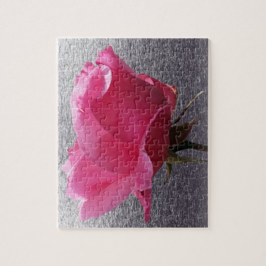 rosa über grau puzzle (Vertikal)