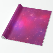 Rosa überlagerter Galaxienhaufen Geschenkpapier (Ungerollt)