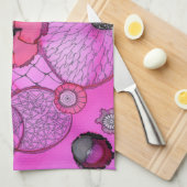 Rosa Überraschungs-Geschirrtuch Geschirrtuch (Viertel Falte)