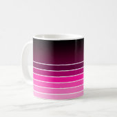 rosa Uhr Kaffeetasse (Vorderseite Links)