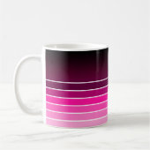 rosa Uhr Kaffeetasse (Links)