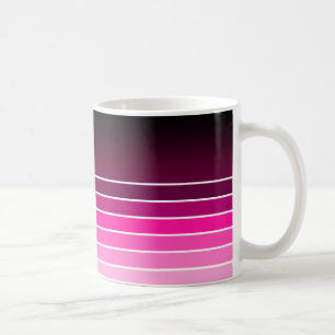 rosa Uhr Kaffeetasse