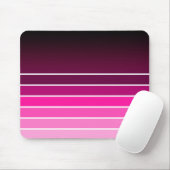 rosa Uhr Mousepad (Mit Mouse)