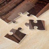 Rosa Umbrellas an der französischen Riviera Grasse Puzzle (Seite)