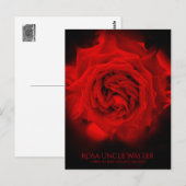 Rosa Uncle Walter:Postcard Postkarte (Vorne/Hinten)