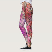 rosa und 3D oder dreieckig Leggings (Links)