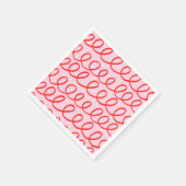 Rosa und Abstrakte Papiere Napkins Serviette (Ecke)