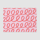 Rosa und Abstraktes Papiertuch Seidenpapier (Vorderseite)