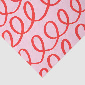 Rosa und Abstraktes Papiertuch Seidenpapier (Ausschnitt)