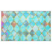 Rosa und Aqua Maroccan Muster Stoff (Fat Quarter (45,7 x 55,9 cm))