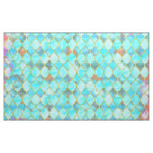 Rosa und Aqua Maroccan Muster Stoff (Yard (91,4 cm))