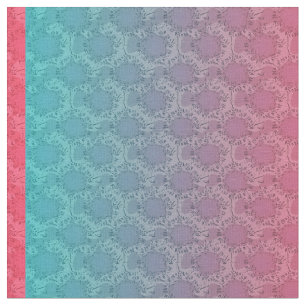 Rosa-und Aqua-Muster Stoff