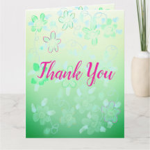 Rosa und Aquamarin grüne Blüte