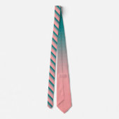 rosa und Aquamarin Krawatte (Rückseite)