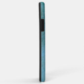 Rosa und aquamarine Aquarellblumen personalisiert Case-Mate iPhone Hülle (Hinten/Rechts)