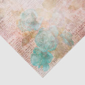 Rosa und Aquamarine Bläschen Seidenpapier (Ausschnitt)